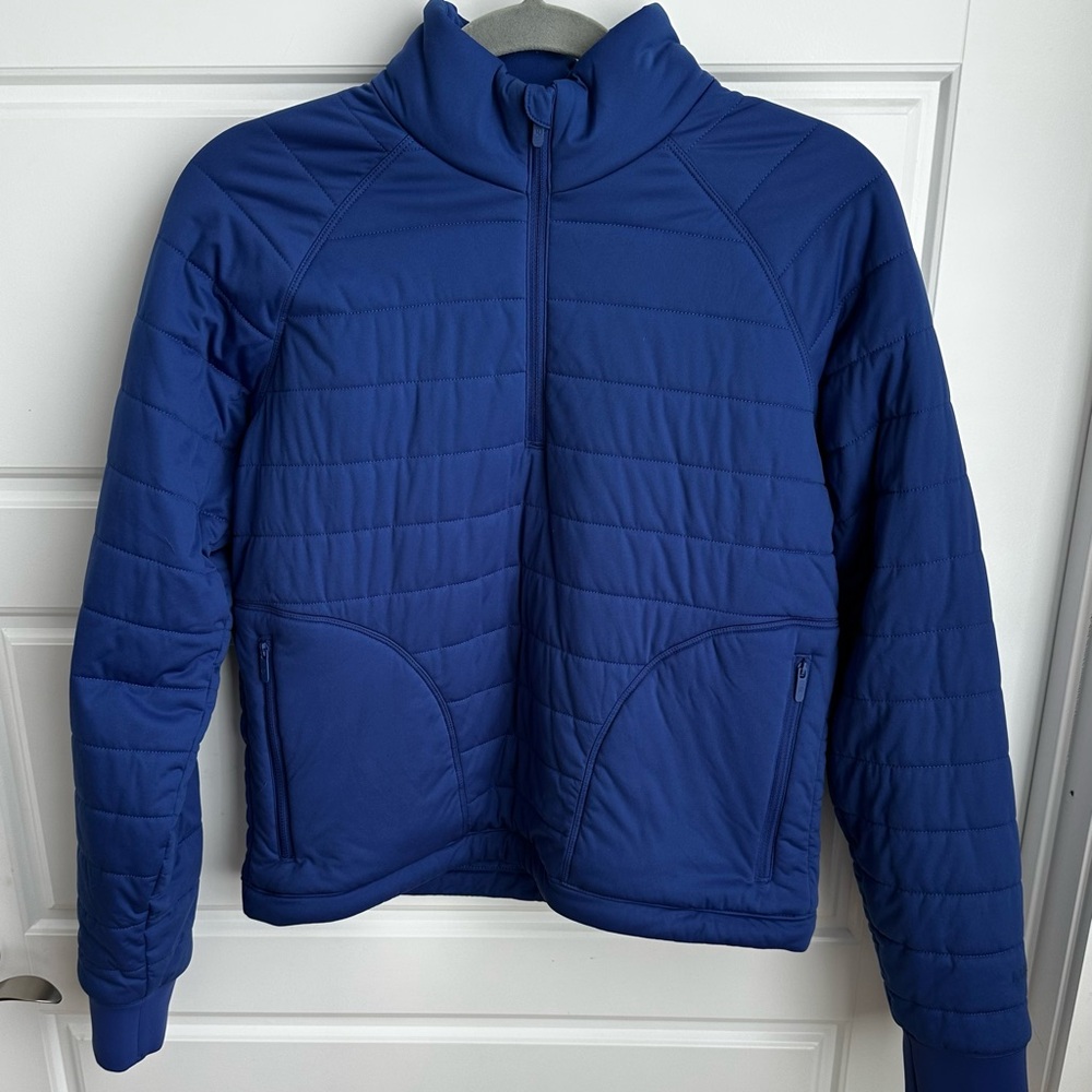 lululemon athletica Quilted Full-Zip Jacket in Royal Blue